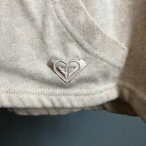 💕 Roxy boho full zip hooded sweater cream Medium - Picture 3 of 11